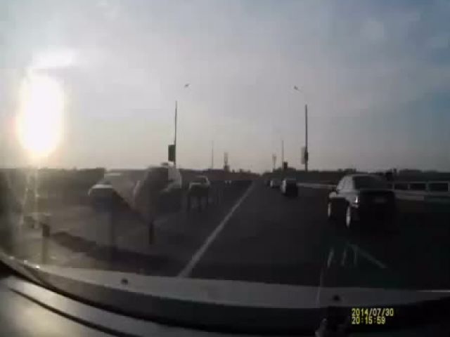 Insane bike flip crash