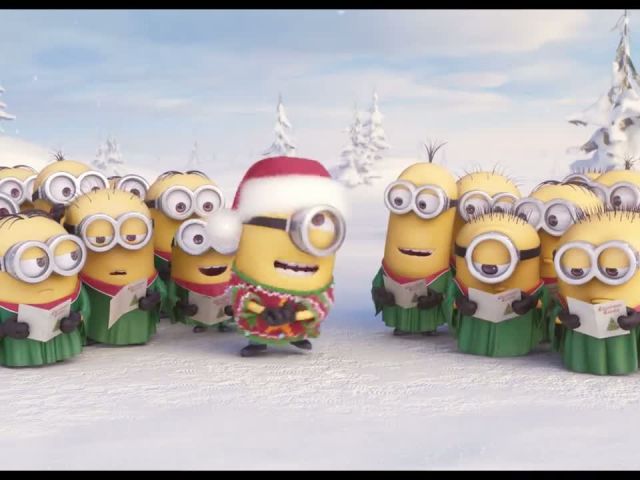 Check out a special holiday greeting minions have just for you!