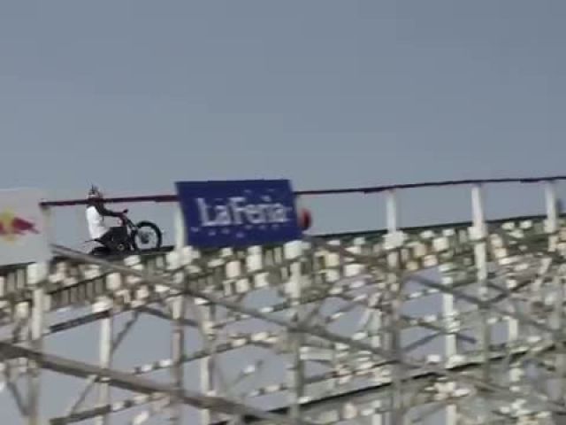 Trials Motorcycle on a Roller Coaster - Red Bull Roller Coaster