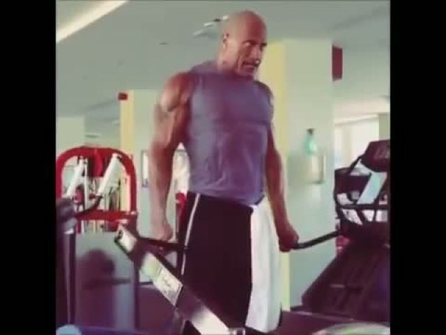 The Rock Workout Training