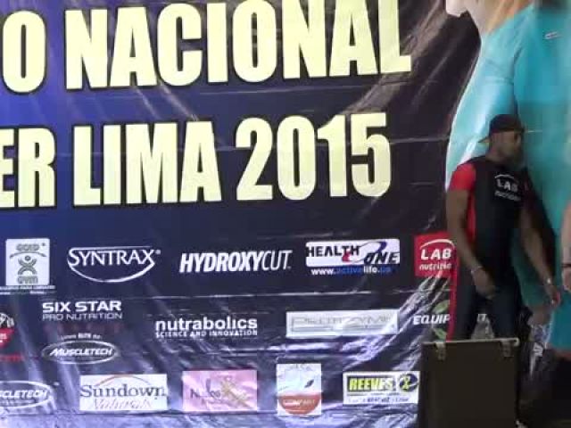 Eva Andressa en el Miss y Mister Lima 2015
