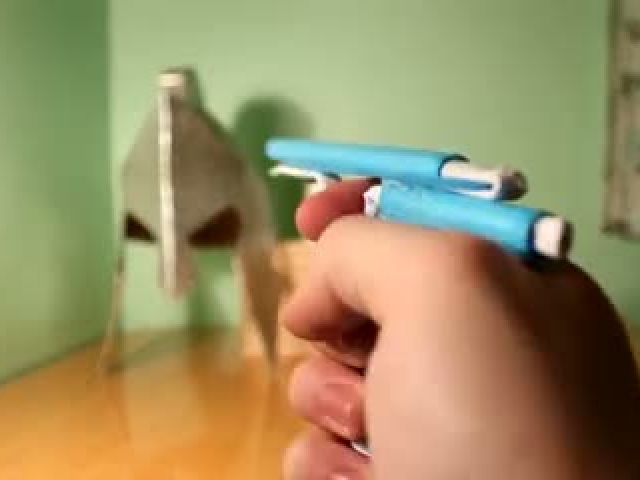 How to Make a paper gun that shoots