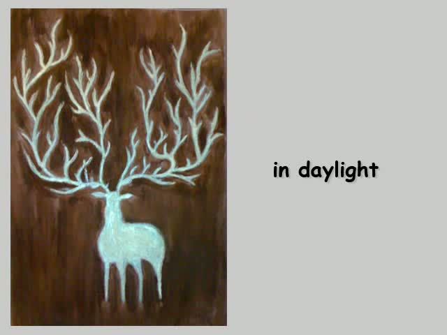glow in dark painting tutorials