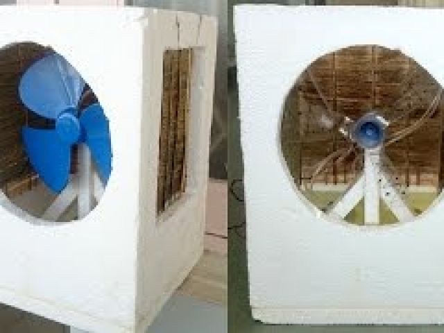 How to Make an Air Cooler at Home - Best out of waste