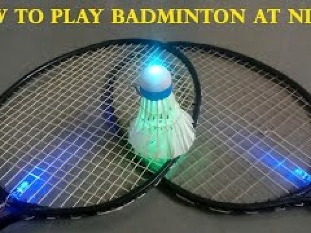 How to Play Badminton at Night - How to Make a LED Shuttlecock