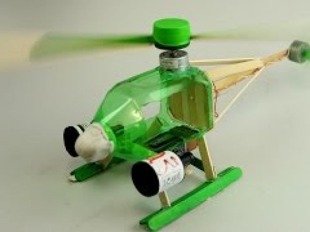 How to make a Helicopter - (Electric Helicopter)