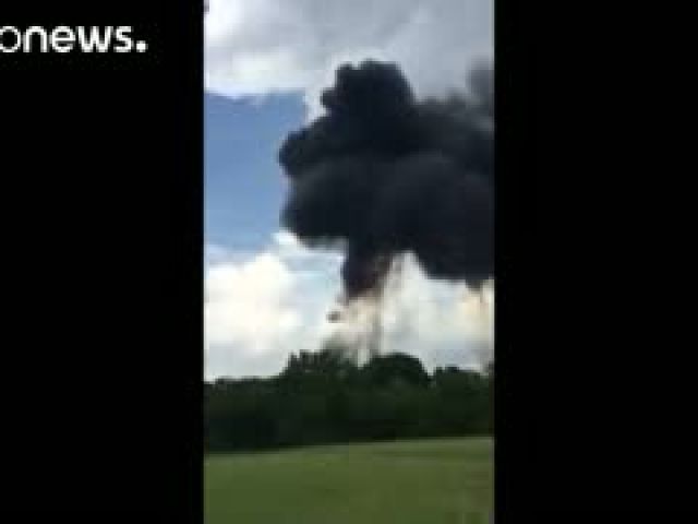 Moment of fatal Blue Angels jet crash caught on camera