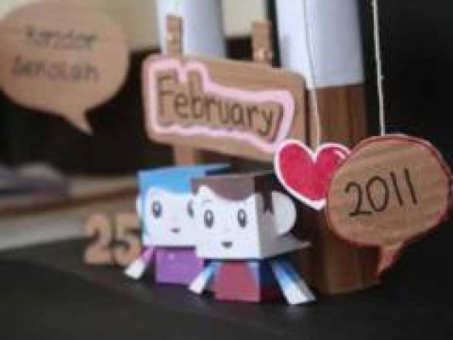 Happy 1st Anniversary Ajeng - Stop Motion Video