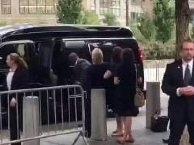 Video of Hillary Clinton Falling