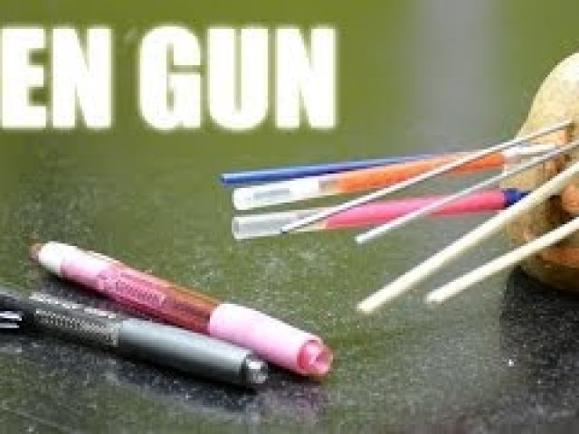 How to make a simple & powerful pen gun