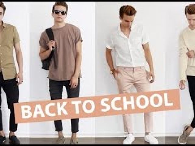 Back to School Men's Fashion Ideas Essentials