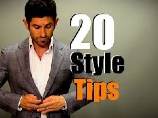 20 Simple Style Tips For Men