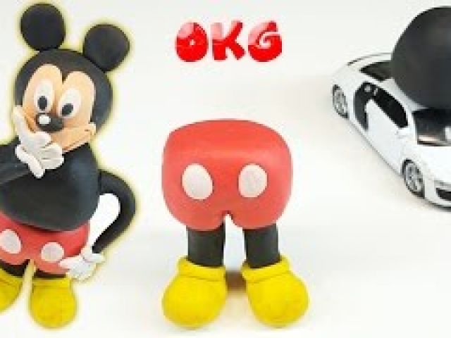 MICKEY MOUSE Stop Motion Play Doh Funny Claymation Video Video - PHONEKY