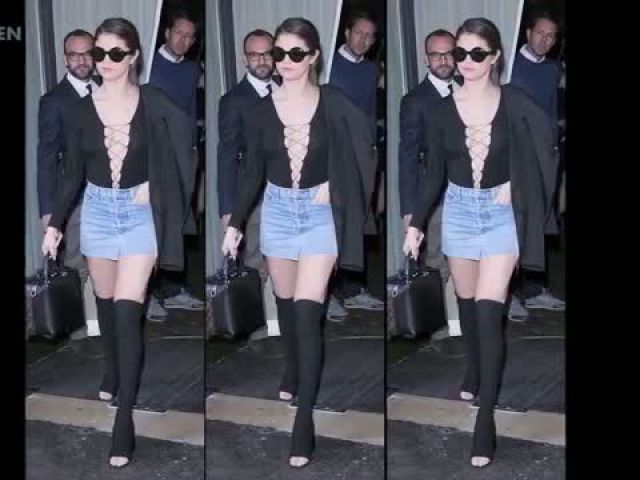 Selena Gomez Flashes Knickers Twice Wardrobe Malfunction Video