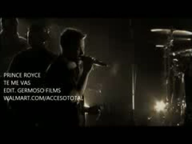 Prince Royce - Te Me Vas (Official Video)