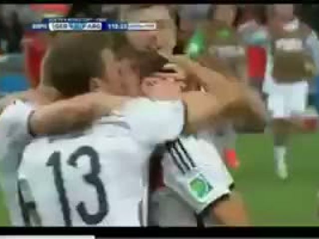 The Winning Goal of Germany World Cup 2014