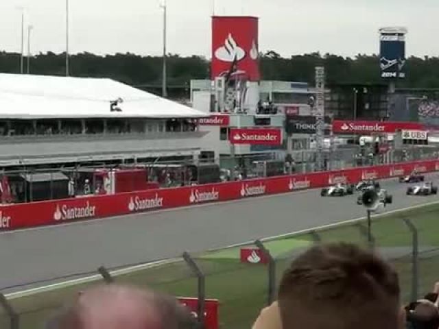 F1 German GP 2014 Start + Massa Crash [HD]