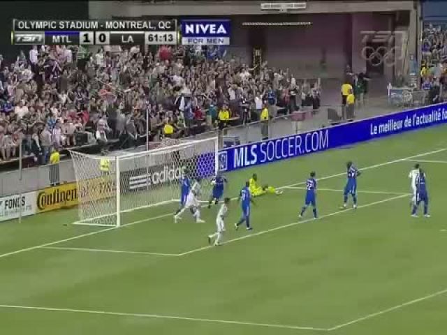 David Beckham goal on free kick vs Montreal Impact