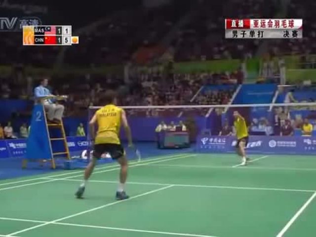 Unbelievable Badminton Rally! Lin Dan vs Lee Chong Wei - 2010 Asian Games