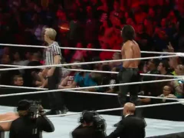 Unseen footage of Sting's arrival and Brock's beatdown on Raw