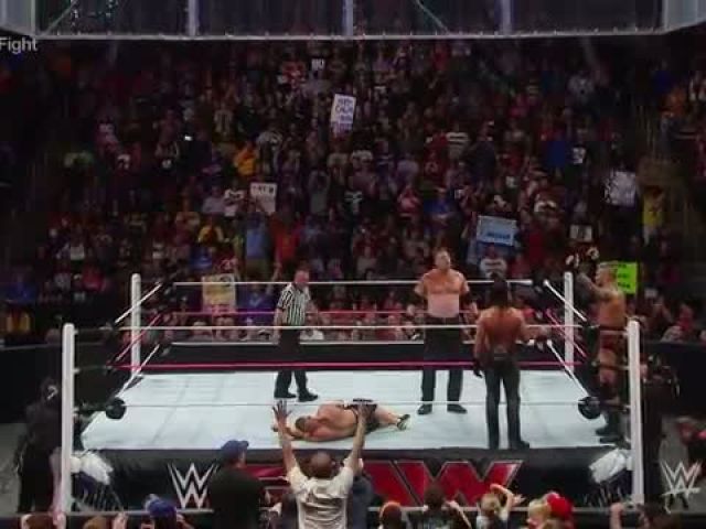 John Cena & Dean Ambrose vs. Randy Orton