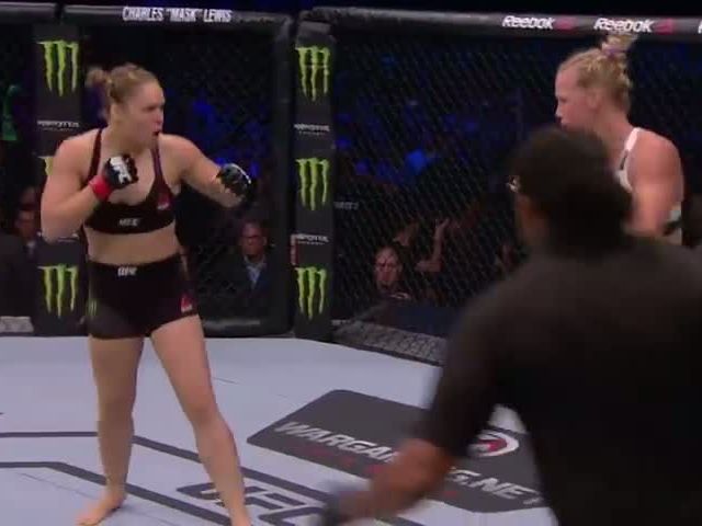 Holly Holm vs. Ronda Rousey Full Fight Highlights