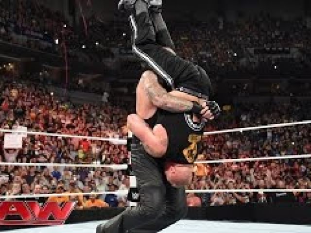 WWE The Undertaker crashes Brock Lesnar's homecoming celebration