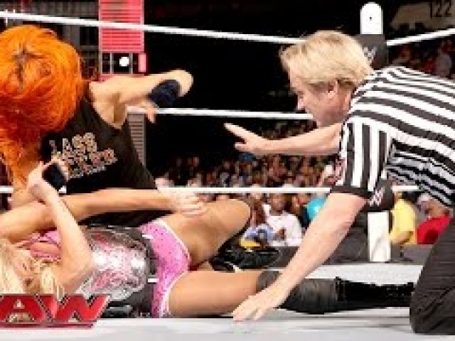 WWE Becky Lynch attacks Charlotte