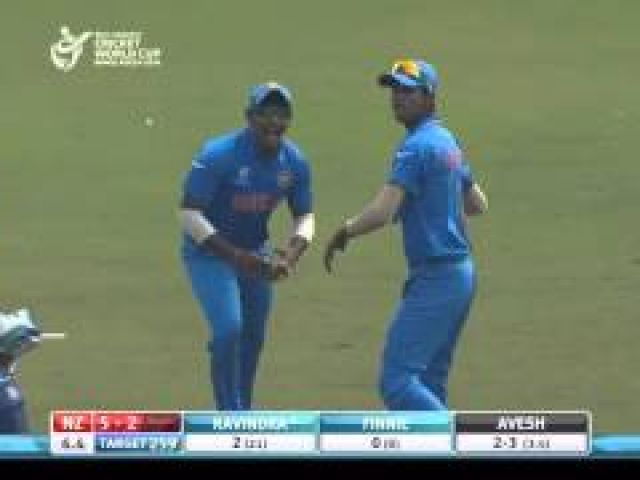 India Vs New Zealand Match Highlights ICC Under 19 World Cup 2016
