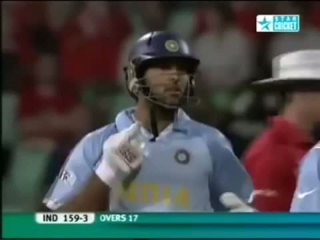 Yuvraj Singh 6 sixes in six balls against england in t20 world cup