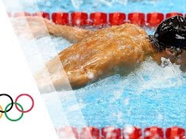 Michael Phelps wins 15th Gold - Men's 100m Butterfly London 2012 Olympics Games