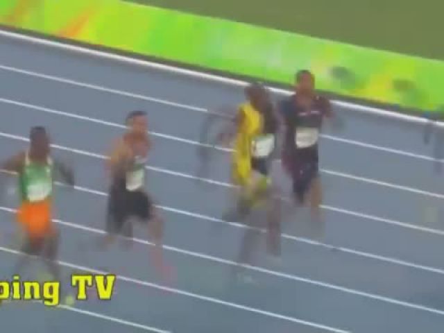 Usain Bolt Wins Third Straight Olympic Gold Medal in 100m