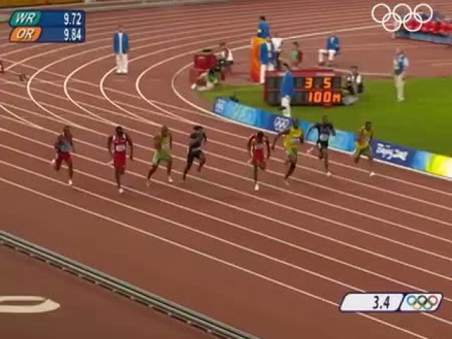 Usain Bolt Breaks 3 World Records Beijing 2008 Olympics