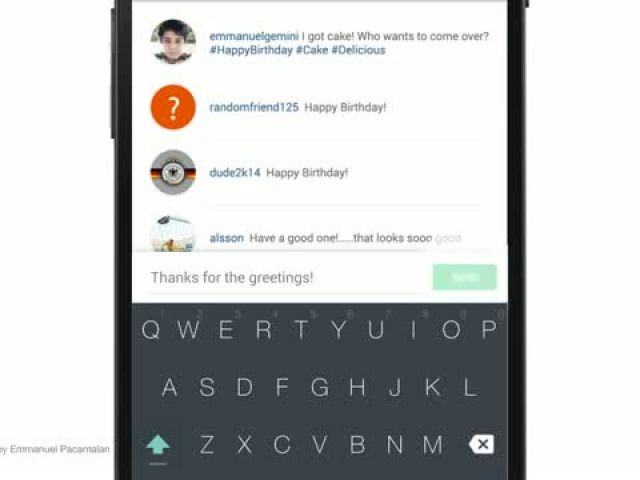 Instagram with Material Design (Concept)