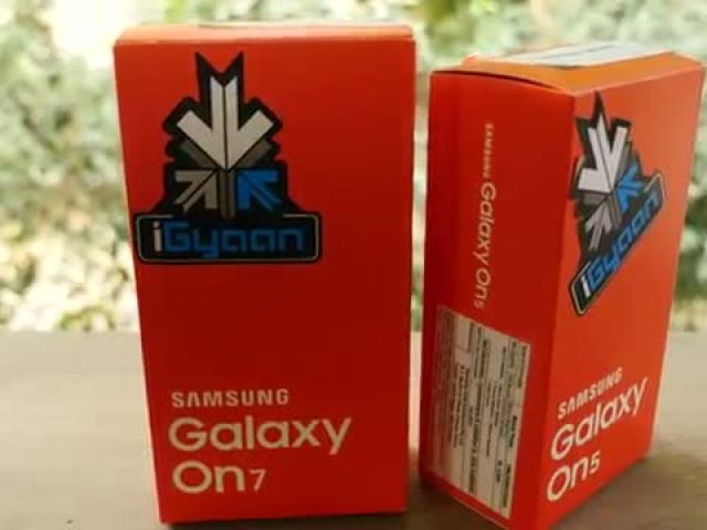 Samsung Galaxy On7 Unboxing and Hands On - iGyaan 4k