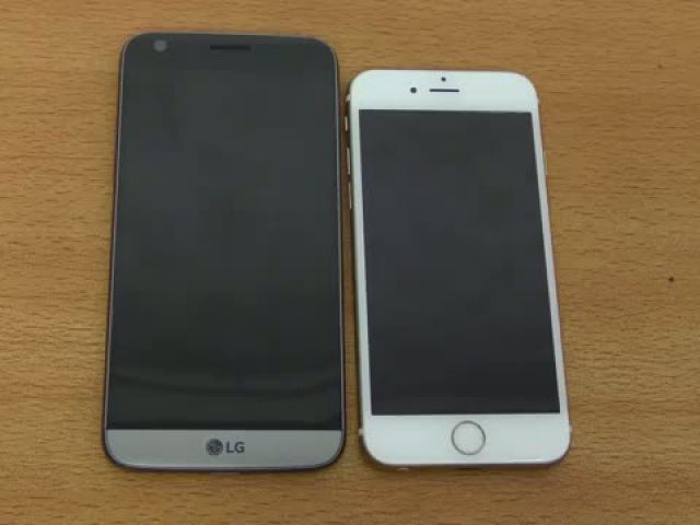 LG G5 vs iPhone 6S - Speed Test