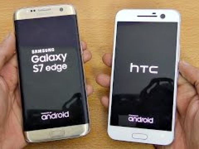 HTC 10 vs Samsung Galaxy S7 Edge - Speed Test! (4K)