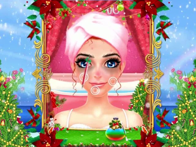 Christmas Salon Girl Makeover - iOS-Android Gameplay Trailer By Gameiva