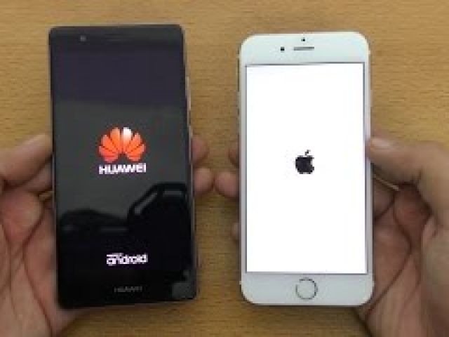 Huawei P9 vs iPhone 6S - Speed Test!