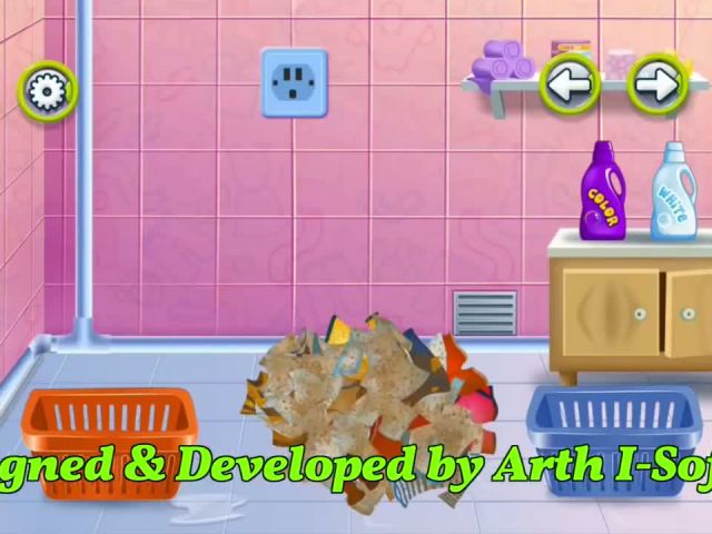 Kids Washing Cloths - Kids Game (Gameplay Video) By Arth I-Soft