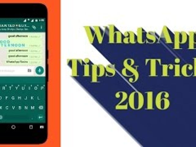 WhatsApp Typing Tricks and Tips 2016