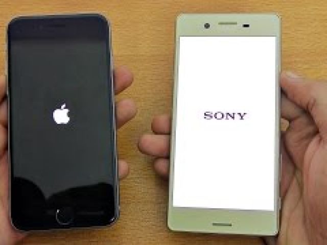 Sony Xperia X vs iPhone 6S - Speed Test!