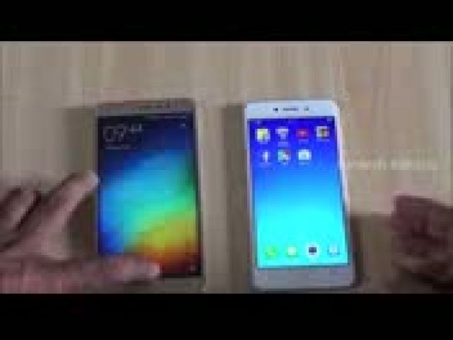 Oppo A37 vs Xiaomi Redmi Note 3 SpeedTest Comparison