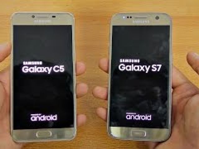 Samsung Galaxy C5 vs Galaxy S7 - Speed Test!