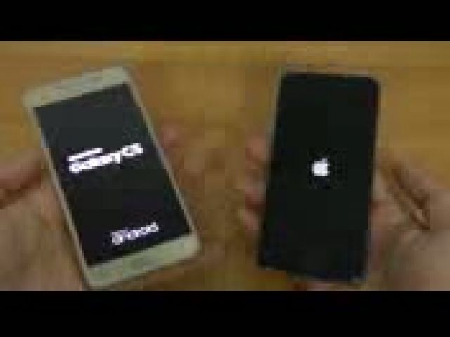Samsung Galaxy C5 vs iPhone 6S - Speed Test!