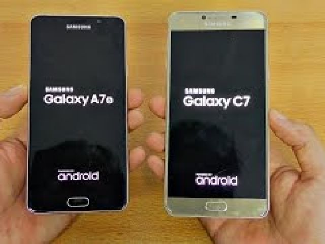 Samsung Galaxy C7 vs Galaxy A7 (2016) - Speed Test!