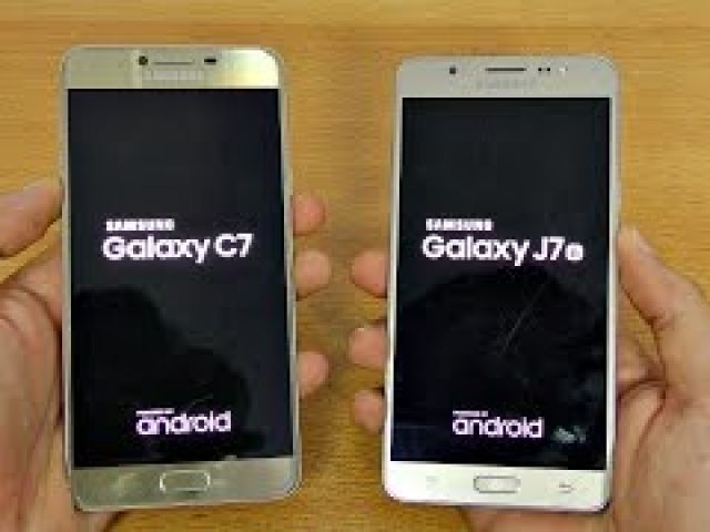 Samsung Galaxy C7 vs Galaxy J7 (2016) - Speed Test!