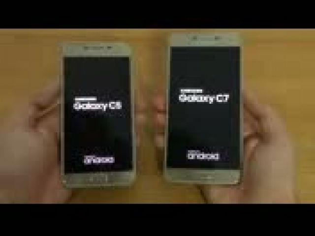 Samsung Galaxy C5 vs C7 - Speed Test!