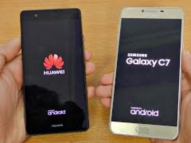 Samsung Galaxy C7 vs Huawei P9 Lite - Speed Test!