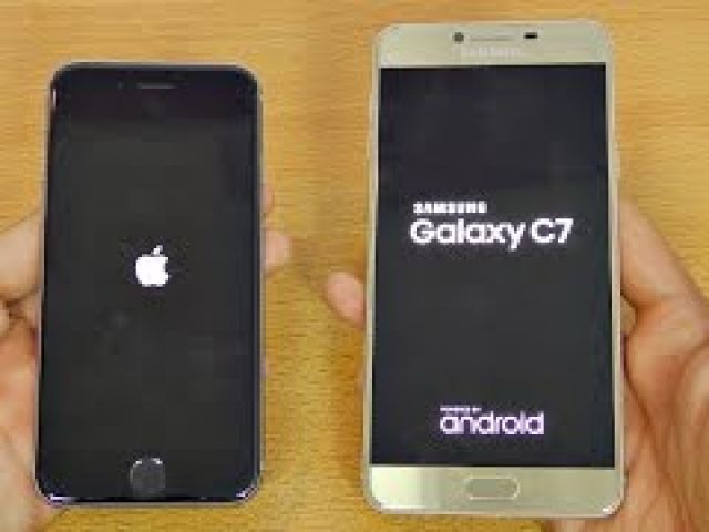 Samsung Galaxy C7 vs iPhone 6S - Speed Test!